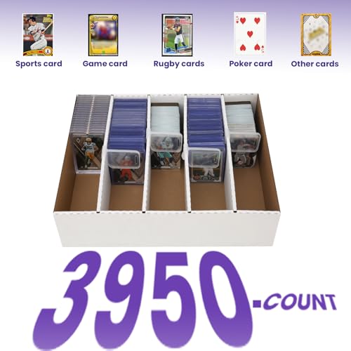 1 Pack Toploader Trading Card Storage Box,5Row 3200 Count Card Box,Bulk Box - size: 1-PACK
