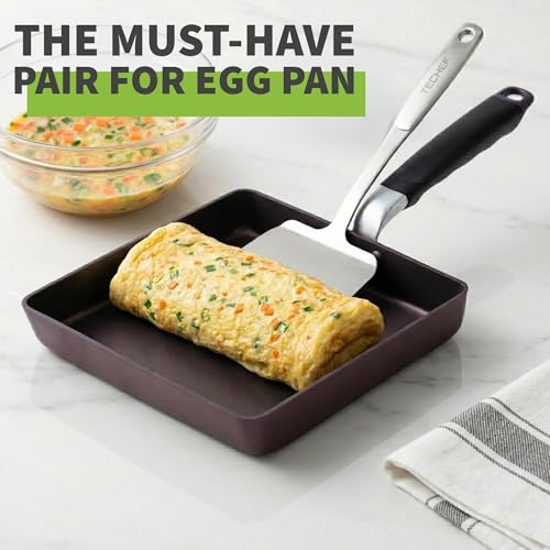 ChefCore Stainless Steel Solid Turner Spatula, Made in Korea (4-Piece Set) - size: 4-Piece Set