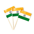 mflagperft India Toothpick Flags 100 Pack, Indian Flag Cocktail Picks - color: India