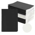 HOMEMARS Lined Notebook,18 Pack,A6,100GSM,Small notebook,3.9" x 5.5", Black, Journaling Notebooks for Travel Journal, Work & School,Thick Paper,Lined Journal Diary Memo NotePad,100 g/m² - size: Lined