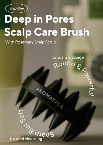 AROMATICA Rosemary Scalp Care Gift Set with Dual Brush