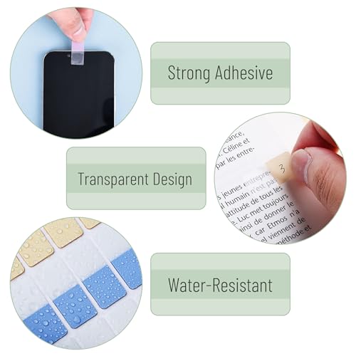 Mr. Pen- Sticky Index Tabs, 480 Pcs, Pastel Sticky Tabs for Notebooks - color: Pastel, size: 1" × 0.5", 480 pcs
