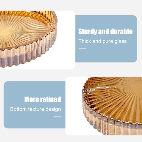 6 Pcs Modern Clear Coasters, Crystal Coaster, Glass Coasters