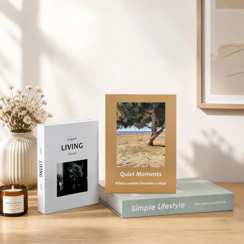 Decorative Books for Home Decor, Aesthetic Fake Book Storage Boxes