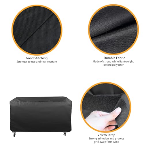 Grill Cover for Royal Gourmet Grill GD401 GD402 GB8000 GB8003 GB4001, 60 inch CR6008 Heavy Duty Waterproof UV Resistant Cover, Outdoor Barbeque Grill Accessories - size: CR6008
