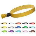 100 Pcs Cloth Wristbands, Disposable Wristbands for Events(Gold) - color: GOLD