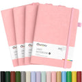 Oucaru 4 Pack A5 Lined Journal Notebook for Writing, 180 Pages - color: Pink, size: 4 Pack