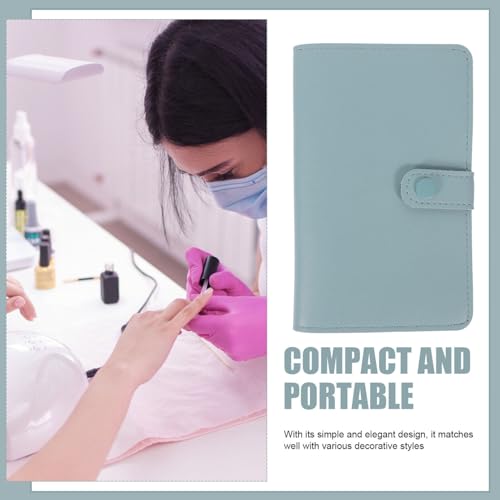 NOLITOY Nail Salon Supplies Manicure Kit Nail Drill Bits Holder Portable Organizer - color: As Shown
