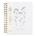 WORLD TRAVELER Academic Planner School Organizer Jul 2026-Dec 2027, 7"x9" - color: Ivory Flowers