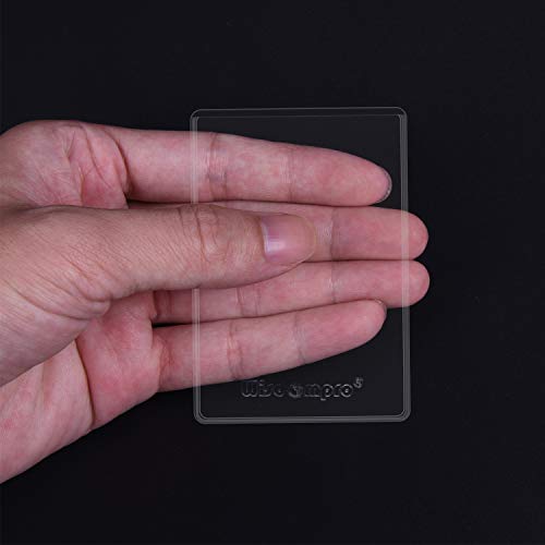 Wisdompro 10 Pack New Medicare Card Protector Sleeves, 6 Mil Clear PVC - size: 10 Pack
