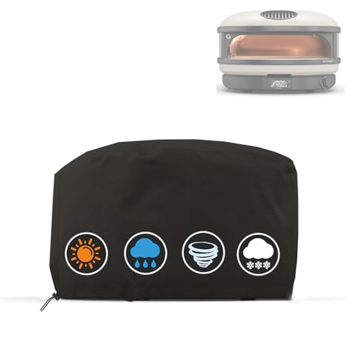 Pizza Oven Cover for Gozney Arc XL, Heavy Duty 600D Waterproof Outdoor Table top Pizza Oven Accessories for Gozney Arc XL Gas Pizza Oven Cover Black - size: 25.8" L x 21.9" W x 13.5" H