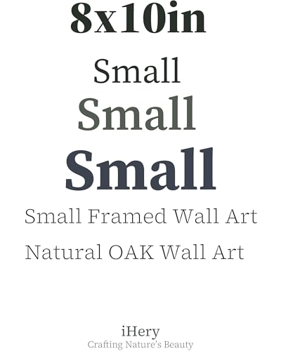 iHery 8x10in Natural OAK Wood Framed Monet Water Lily Cat Wall Art - color: Oak Wood Framed Monet Cat, size: 10"L x 8"W