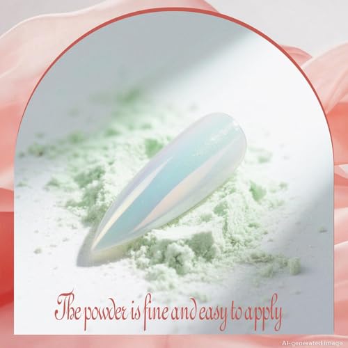 Artdone Red Aurora Chrome Nail Powder, Iridescent Unicorn Powder Metallic Mirror Effect Pigment Pearlescent Mermaid Pearl Glitter Dust Kit, Nail Art Decoration, Resin Craft - color: 1 Jar - Red Aurora