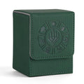 Arkeiliy MTG Deck Box 110+ Storage Sleeved Cards for Magic Commander - color: Green