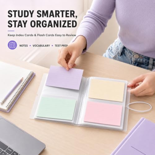 5x7 Large Index Card Holder Organizer - size: 5x7