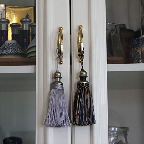 2 Pack Tassel Key Tassel with Loops for Home Decoration - color: Mix Beige, size: 2 Pack