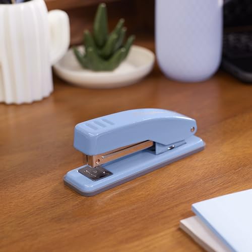 Swingline Stapler, Cub Compact Desktop Stapler, 20 Sheet Capacity, Metal, Electric Blue (S701069) - color: Blue
