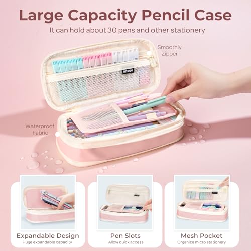 Nicpro 45PCS Mechanical Pencils with 462 Lead Refills (Pink) - size: 47 PCS