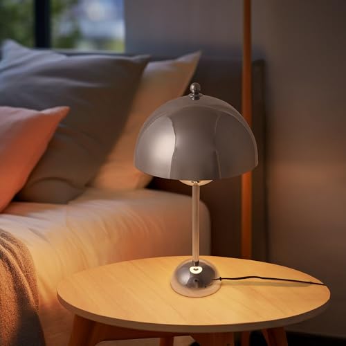 COSYLUX Creative Mid-Century Modern Bud Table Lamp for Home&Office, Chrome - color: Chrome