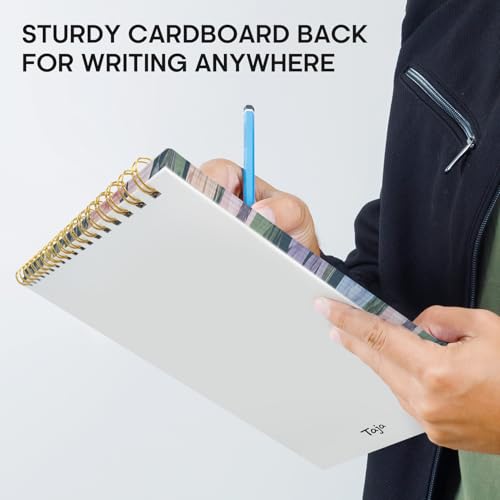 Taja To Do List Notepad, Undated Daily Planner for Work and Goal Setting - color: z-Floral Symphony, size: 1 Pack