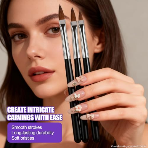 Artdone Nail Dotting Tools Art Brushes Kit With Nail Stand Gel Polish - color: Nail dotting tool brushes and stands kit