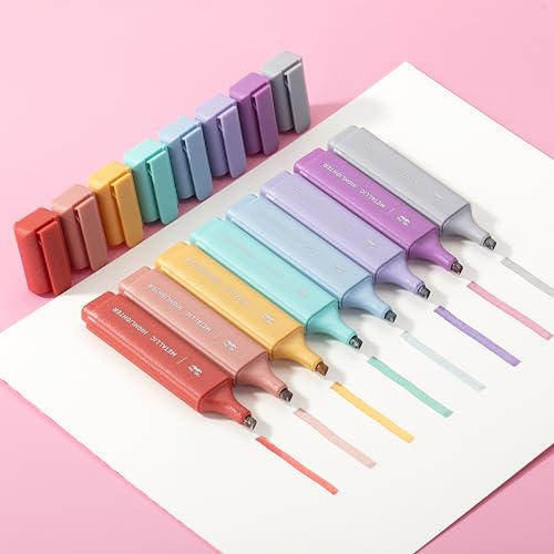 Mr. Pen- Glitter Highlighters, 8 Pack, Metallic Colors - color: Metallic