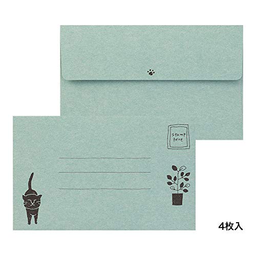 Midori Letter Set 91802542 Ego Cat Pattern - color: Cat Print