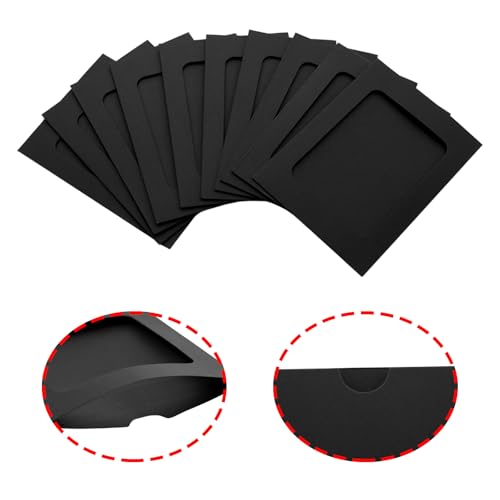 30Pcs 4x6Inch Black Paper Photo Frames with String & Clips - color: Black, size: 4x6inch