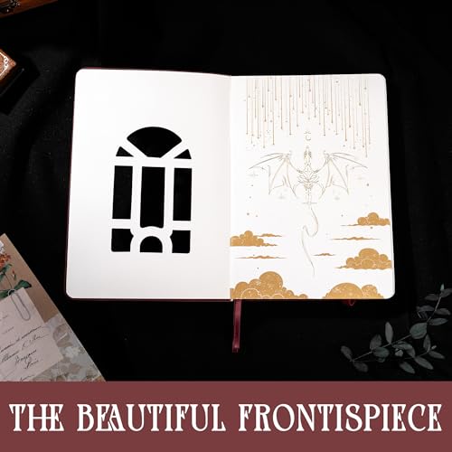 TIEFOSSI A5 Lined Journal for Women & Men, 100 GSM Thick Paper - color: Red, size: Lined