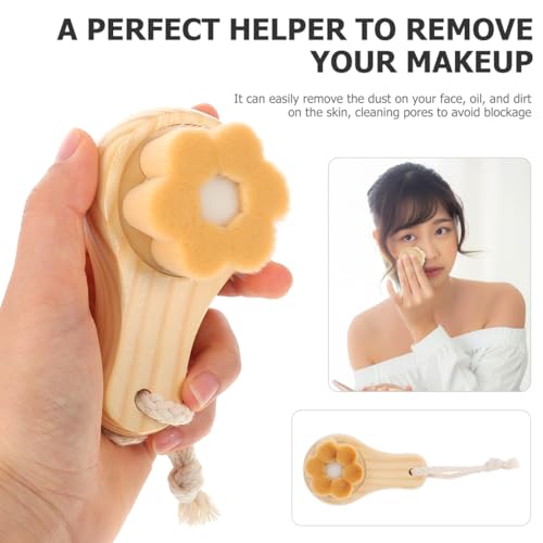 Facial Cleansing Brush Flower Design Soft Facial Brush for Face Washing Exfoliating Face for Makeup Removal Pore Cleaning 4.09 X 2.36 X 1.57 in