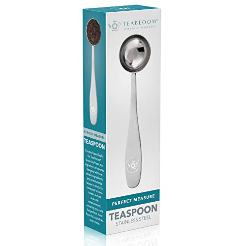 Teabloom Perfect Measure Loose Leaf Tea Spoon - Premium Quality Stainless Steel Tea Scoop – Tea Connoisseur's Choice