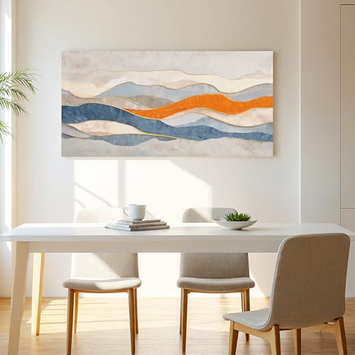 Abstract Stripe Canvas Wall Art Decor For Living Room Prints 20"X 40" - color: LAI-11E, size: 40"L x 20"W