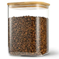 D2scrma 115oz/3.6Qt/3400ml Square Glass Storage Containers with Lids 1-Pack - size: 115oz*1
