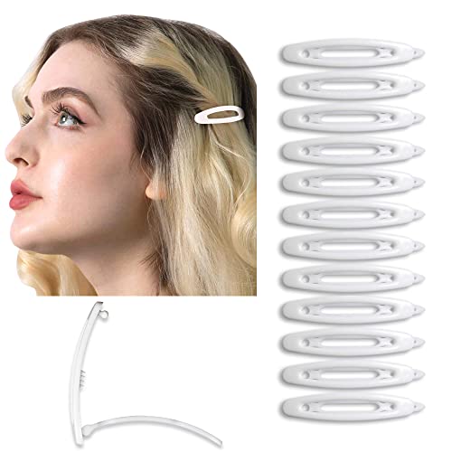 12pcs Hair Barrettes Set for Women and Girls, Hair Clips for Thick Thin Fine Hair, Non-metal Hair Accessories, Non-Slip Grip Handmade Snap Hairpin, BPA Free - color: SN11
