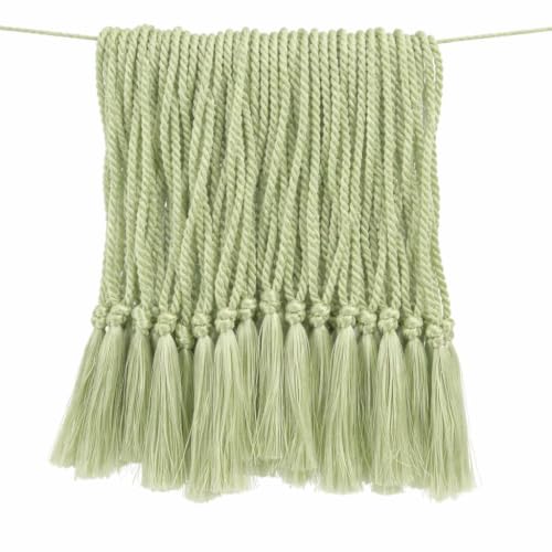 100 Floss Bookmark Tassels - Lime - color: Lime