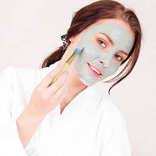 Cuttte 4pcs Silicone Face Mask Applicators, Hairless Facial Brushes for Mud - color: Blue