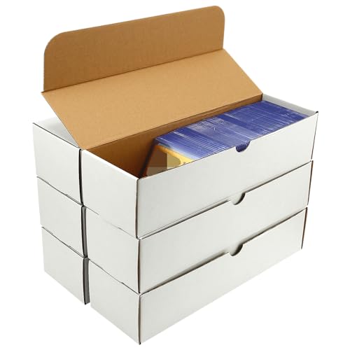 Trading Card Storage Box,6-Pack 4800 Count Cardboard TCG&Sport Card Box - size: 6-Pack