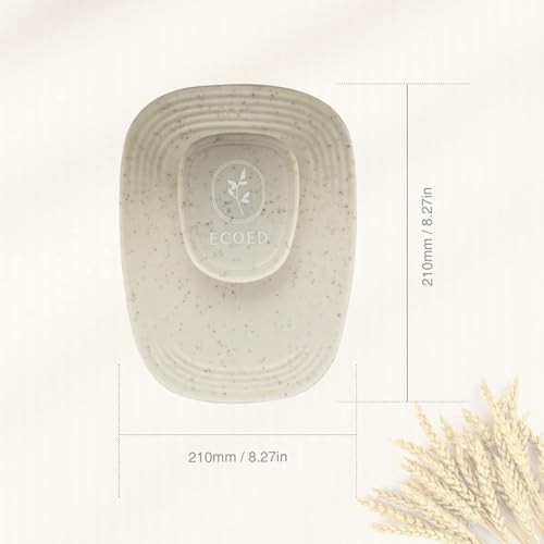 Ecoed Scalp Massager Shampoo Brush, Scalp Scrubber & Exfoliator (Natural) - color: Wheat, size: 2PC