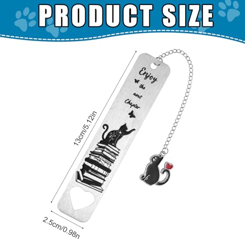 Cat Bookmark, Zinc Alloy Cute Kitten Themed Book Marker with Kitten - style: Butterfly Cat 2
