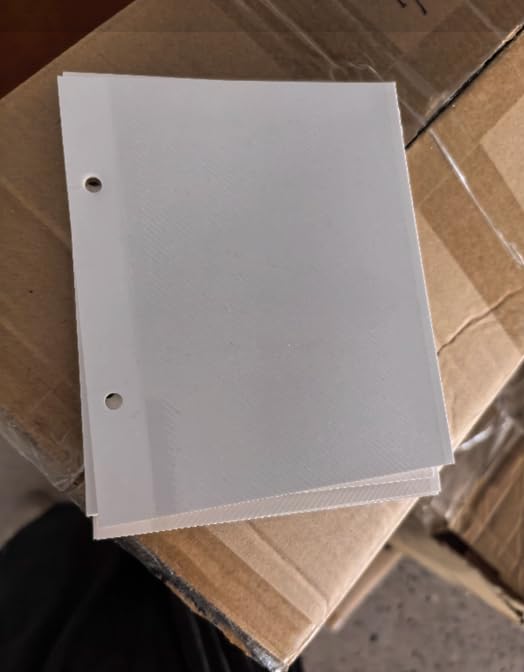 50 Sheets White Recipe Cards Protectors,Photo Album Refill Pages 4x6 Inch
