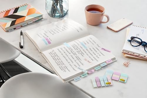 Post-it Pastel Color Tabs, 3 Colors, 3x3 inches, 24-Pack - style: 24 Pack
