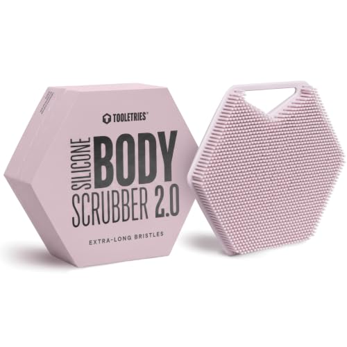 TOOLETRIES Silicone Body Scrubber 2.0, Loofah Alternative - Blossom - color: Blossom
