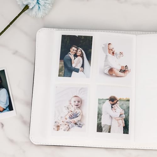 256 Pockets Photo Album for 2x3 Inch Picture, Kpop Photocard, Leather Cover, Photo Album Book Fit for Fujifilm Mini 12/11/9/8/EVO/Link/Liplay Instant Flims (Black) - color: Black, size: 256 Pockets