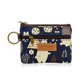 Coin Bag, Keyring Cute Coin Pouch for Women (dark blue bear) - color: dark blue bear