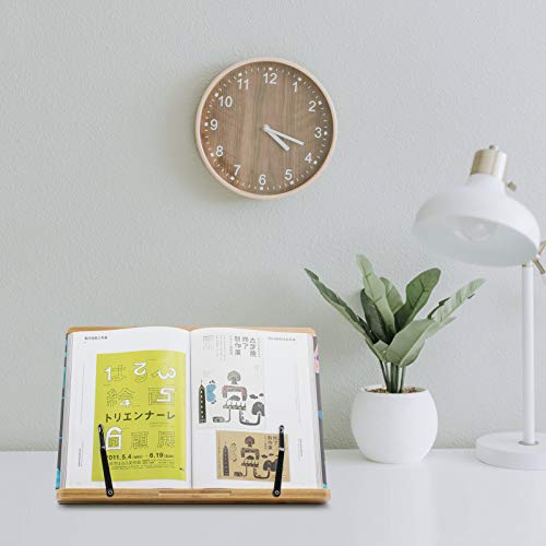 (19.68 x 14 Inch) Extra Large A+ XL Bamboo Book Stand for Reading Textbook