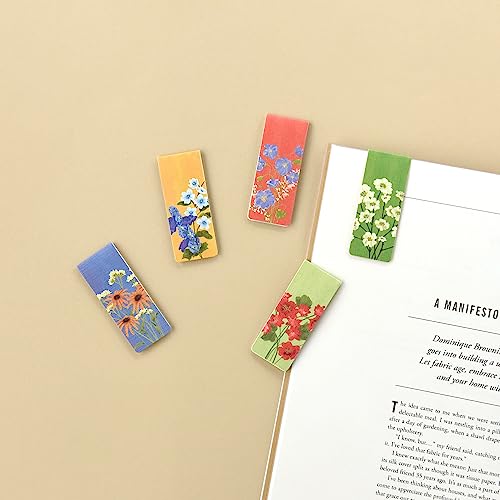 Magnetic Bookmarks Set - A (Olivia's Flowers ver.3 + ver.4) - color: Olivia's Flowers Ver.3 + Ver.4