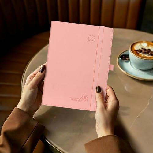 POPRUN Planner 2026-2027, 6.5" x 8.5", Academic Daily Weekly and Monthly - color: Brown, size: Medium-6.5'' x 8.5'', style: Academic Year 2026-2027