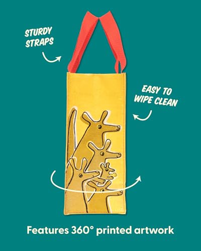 Blue Q Handy Tote Bag - Funny Reycled & Reusable Tote Bag - color: Packin' Snacks