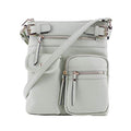 SG SUGU Katie Lightweight Medium Crossbody Bag Shoulder Bag with Multi Pocket for Women - color: Mint