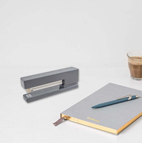 JAM PAPER Modern Desk Stapler - Gray - Sold Individually - color: Grey, size: Pack of 1